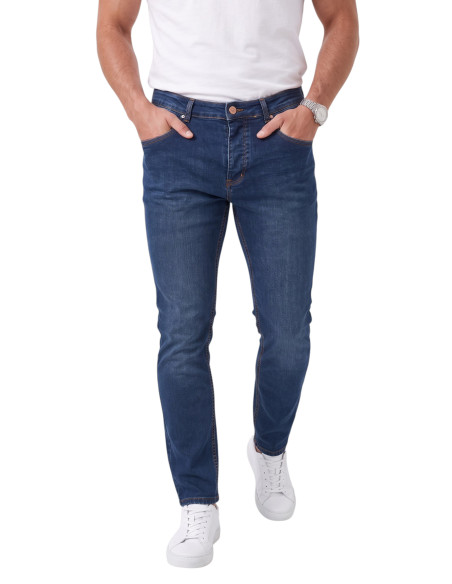 DeepSEA Erkek Slim Fit Dar Kesim Likralı Kot Pantolon – Dar Paça İnce Esnek Jean 2608306