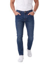 DeepSEA Erkek Slim Fit Likralı Taşlanmış Jean – Yumuşak Dokulu Esnek Dar Paça Kot Pantolon 2602093