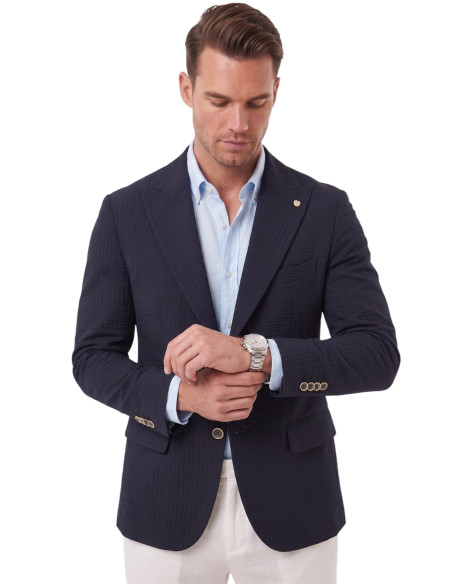 DeepSEA Slim Fit Blazer Ceket – Likralı Çift Yırtmaç Dokulu Premium Ceket 2600776