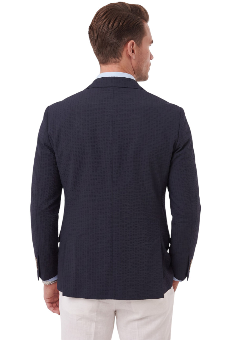 DeepSEA Slim Fit Blazer Ceket – Likralı Çift Yırtmaç Dokulu Premium Ceket 2600776