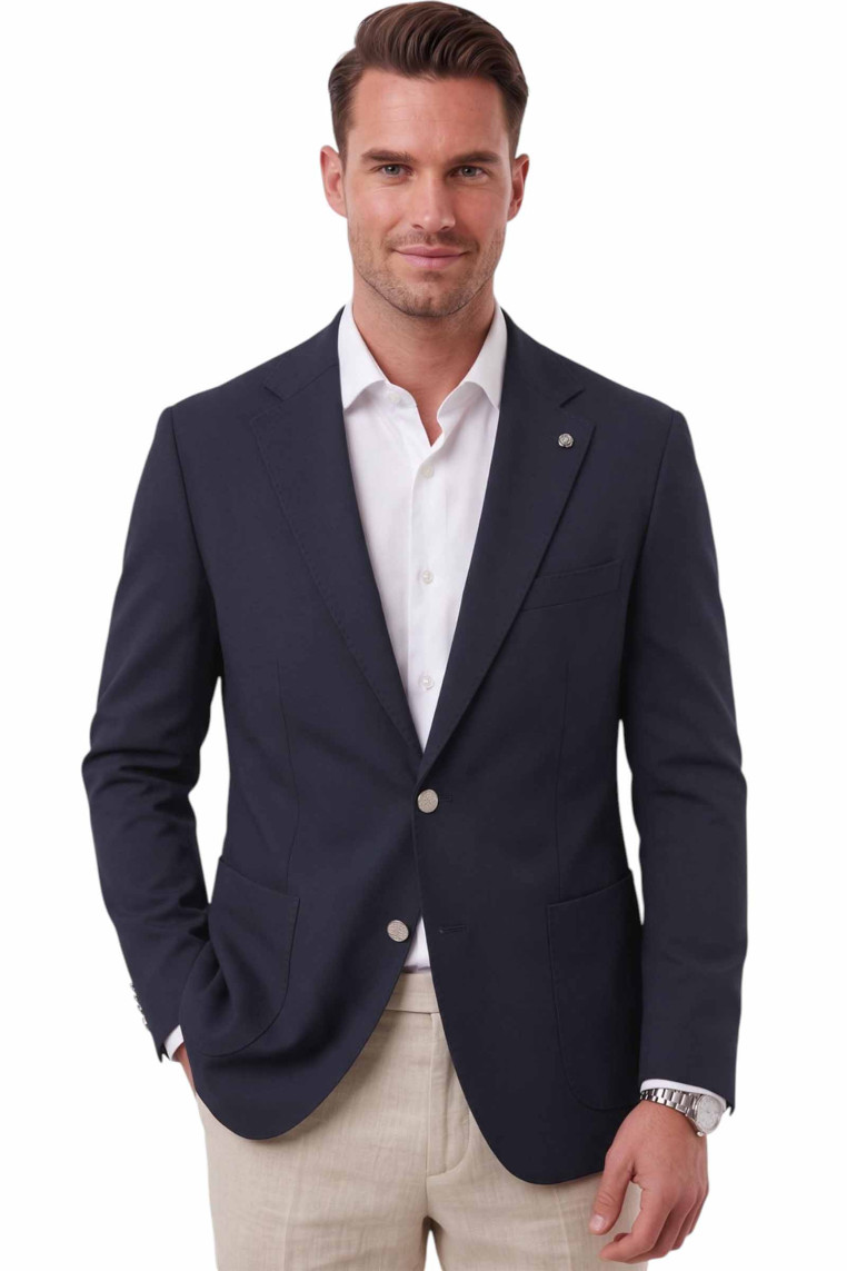 DeepSEA Slim Fit Blazer Ceket – Likralı Çift Yırtmaç Dokulu Premium Ceket 2600776