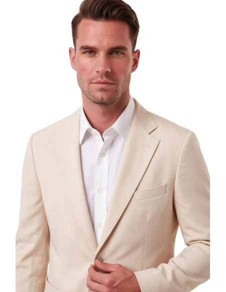 DeepSEA Slim Fit Blazer Ceket – Likralı Çift Yırtmaç Dokulu Premium Ceket 2600776