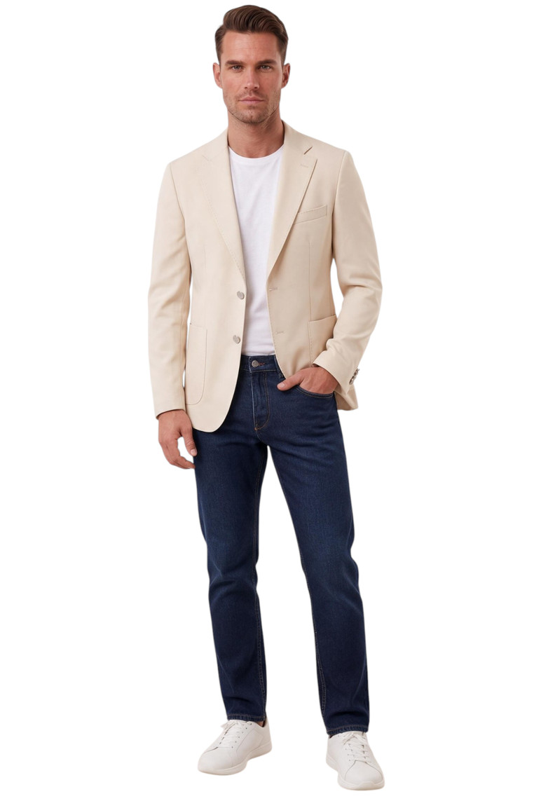 DeepSEA Slim Fit Blazer Ceket – Likralı Çift Yırtmaç Dokulu Premium Ceket 2600776