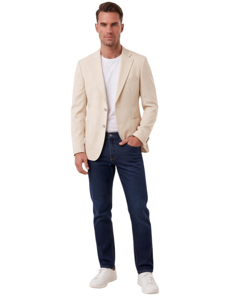DeepSEA Slim Fit Blazer Ceket – Likralı Çift Yırtmaç Dokulu Premium Ceket 2600776