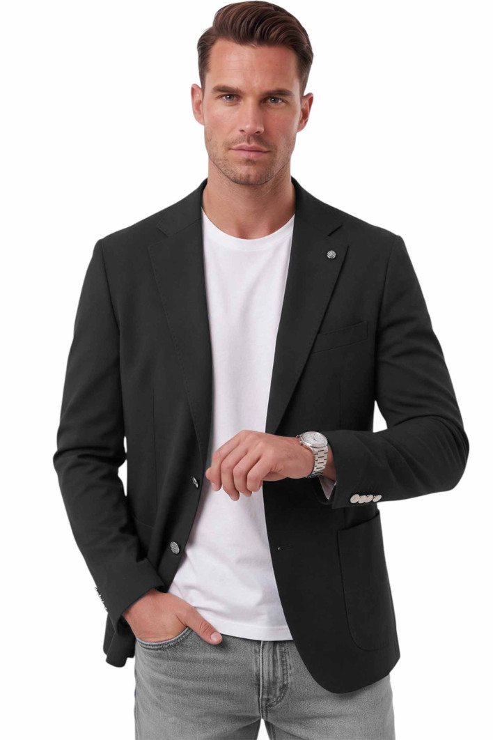 DeepSEA Slim Fit Blazer Ceket – Likralı Çift Yırtmaç Dokulu Premium Ceket 2600776 2
