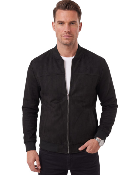 DeepSEA Erkek Slim Fit Likralı Süet Ceket – Kırışmayan Ütü Gerektirmeyen Mevsimlik Mont 2504334