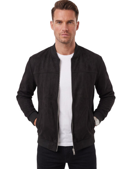 DeepSEA Erkek Slim Fit Likralı Süet Ceket – Kırışmayan Ütü Gerektirmeyen Mevsimlik Mont 2504334