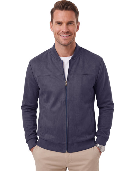 DeepSEA Erkek Slim Fit Likralı Süet Ceket – Kırışmayan Ütü Gerektirmeyen Mevsimlik Mont 2504334