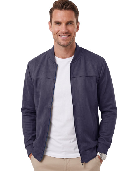 DeepSEA Erkek Slim Fit Likralı Süet Ceket – Kırışmayan Ütü Gerektirmeyen Mevsimlik Mont 2504334