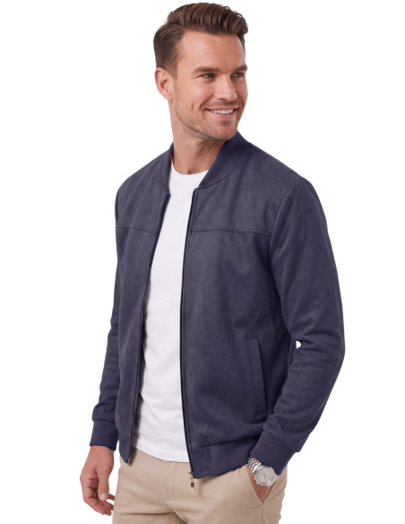 DeepSEA Erkek Slim Fit Likralı Süet Ceket – Kırışmayan Ütü Gerektirmeyen Mevsimlik Mont 2504334