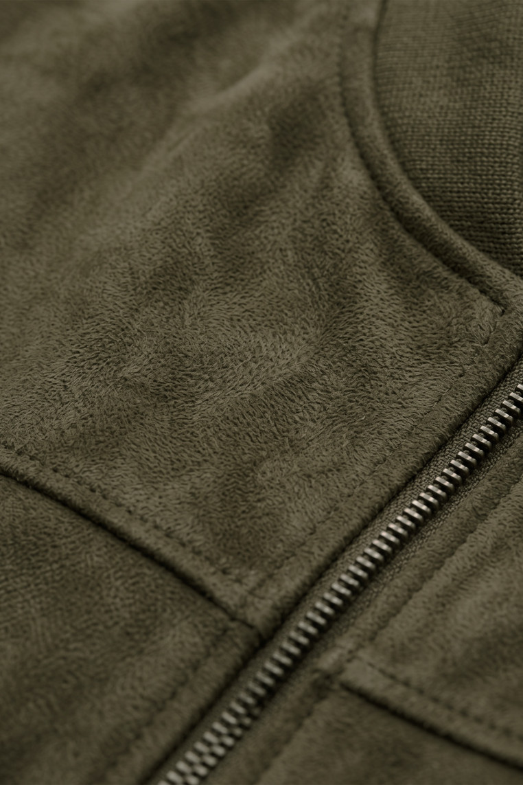 DeepSEA Erkek Slim Fit Likralı Süet Ceket – Kırışmayan Ütü Gerektirmeyen Mevsimlik Mont 2504334