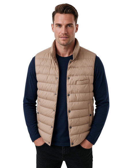 DeepSEA Erkek Slim Fit Su ve Rüzgar Geçirmez Şişme Yelek – Astarlı Dolgulu Dik Yaka Çıtçıtlı 2701708