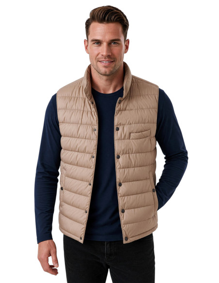 DeepSEA Erkek Slim Fit Su ve Rüzgar Geçirmez Şişme Yelek – Astarlı Dolgulu Dik Yaka Çıtçıtlı 2701708