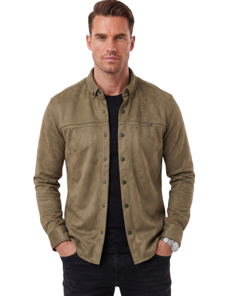 DeepSEA Premium Süet Dokulu Slim Fit Erkek Gömlek - Ceket Formunda 2500556