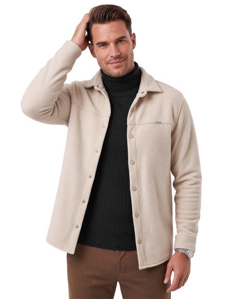 DeepSEA Erkek Regular Fit Likralı Kaşe Ceket – Yumuşak Dokulu Çıtçıtlı Cepsiz 2600760