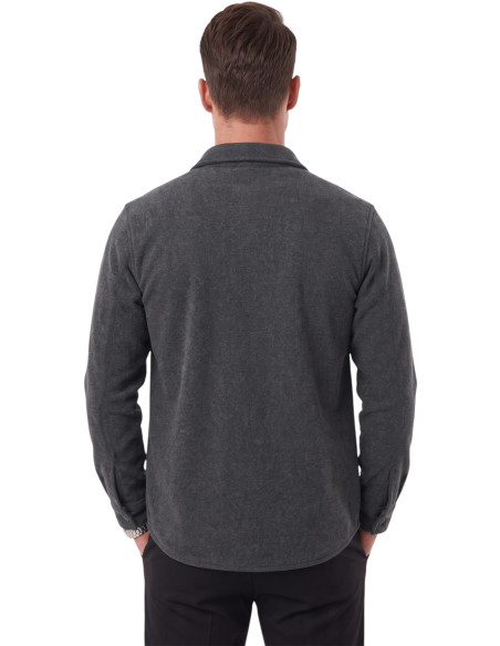 DeepSEA Erkek Regular Fit Likralı Kaşe Ceket – Yumuşak Dokulu Çıtçıtlı Cepsiz 2600760
