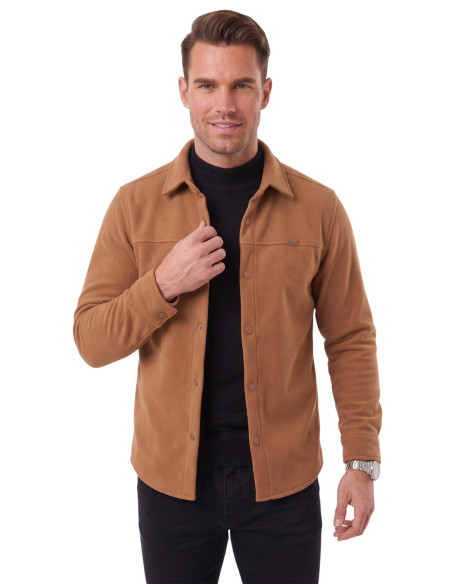 DeepSEA Erkek Regular Fit Likralı Kaşe Ceket – Yumuşak Dokulu Çıtçıtlı Cepsiz 2600760