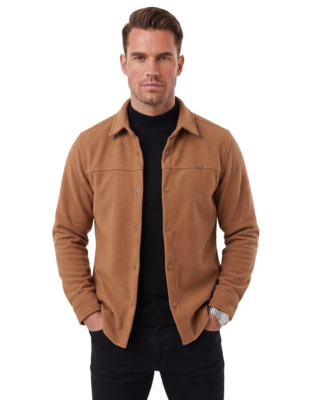 DeepSEA Erkek Regular Fit Likralı Kaşe Ceket – Yumuşak Dokulu Çıtçıtlı Cepsiz 2600760