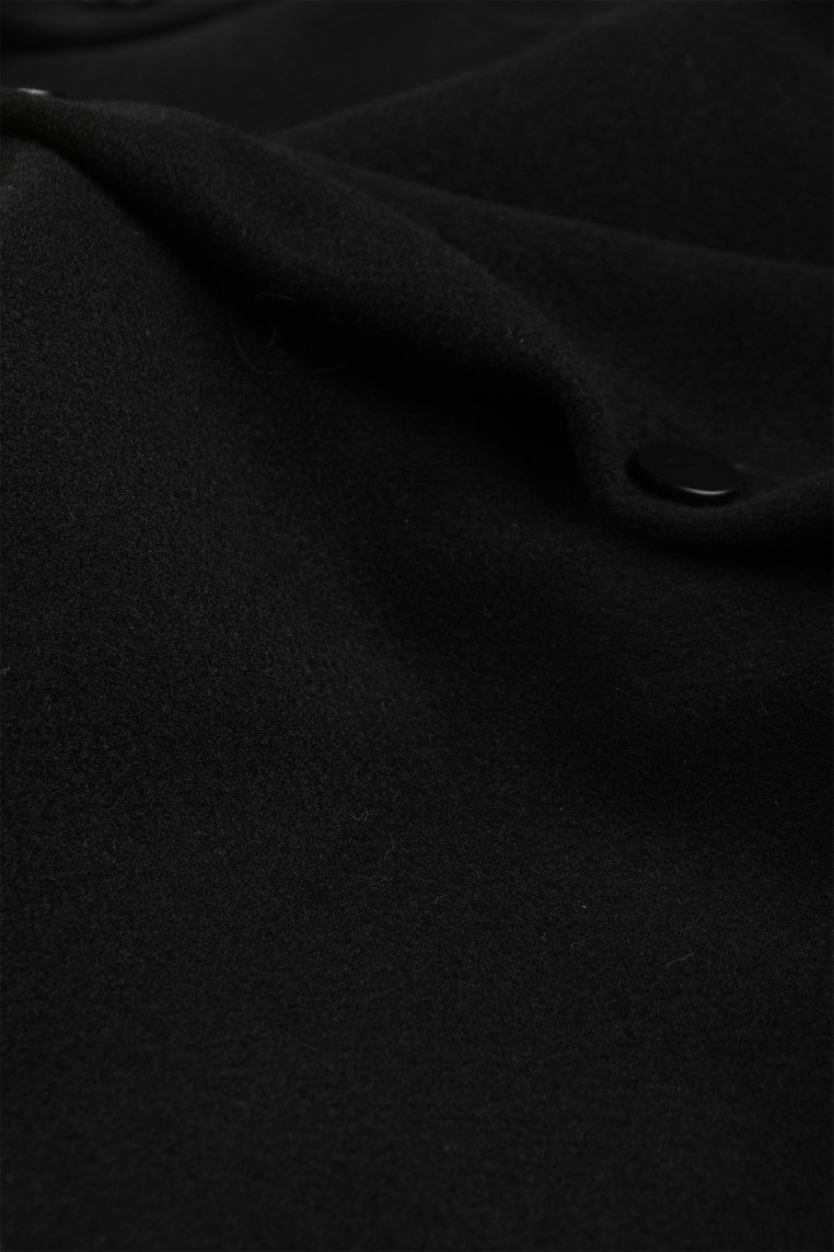 DeepSEA Erkek Regular Fit Likralı Kaşe Ceket – Yumuşak Dokulu Çıtçıtlı Cepsiz 2600760