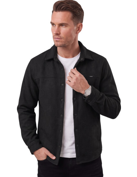 DeepSEA Erkek Regular Fit Likralı Kaşe Ceket – Yumuşak Dokulu Çıtçıtlı Cepsiz 2600760