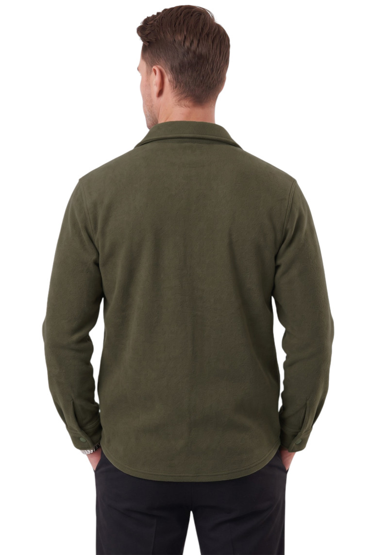 DeepSEA Erkek Regular Fit Likralı Kaşe Ceket – Yumuşak Dokulu Çıtçıtlı Cepsiz 2600760