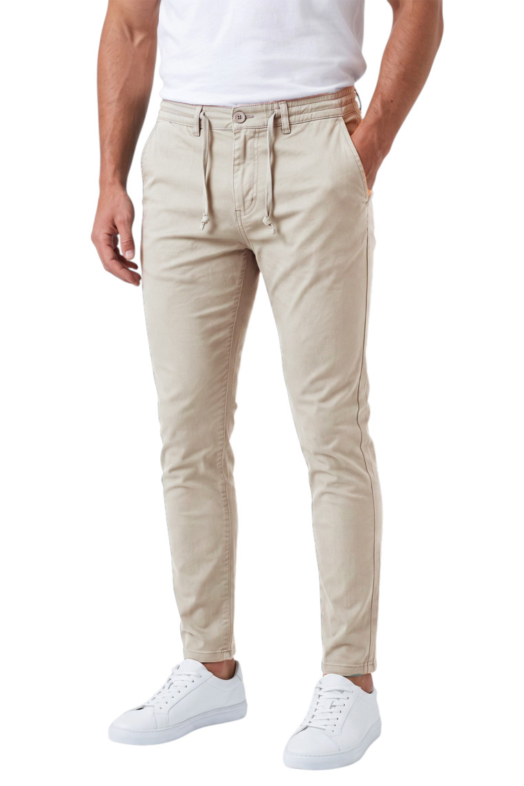 DeepSEA Erkek Slim Fit Likralı Jogger Pantolon – Beli Lastikli İpli Esnek Spor Pantolon 2700523