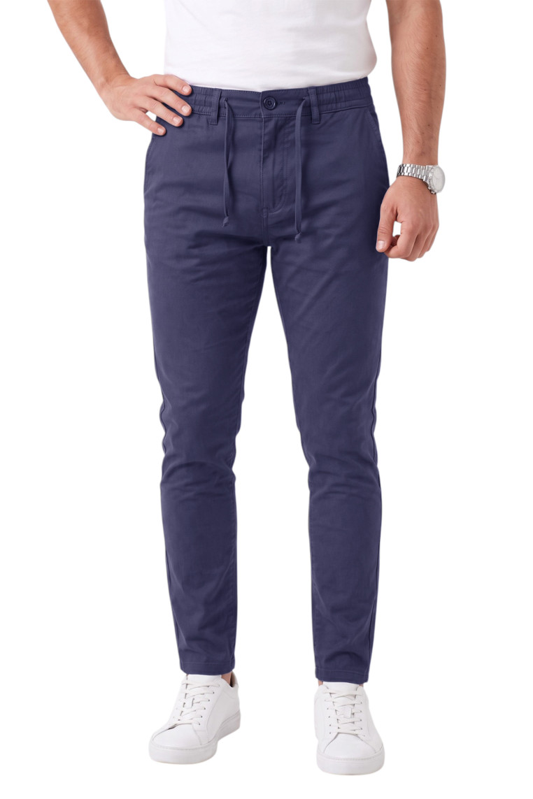 DeepSEA Erkek Slim Fit Likralı Jogger Pantolon – Beli Lastikli İpli Esnek Spor Pantolon 2700523