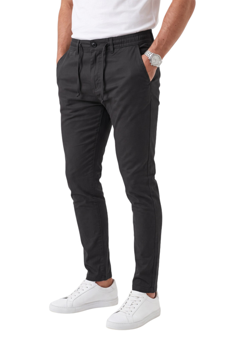 DeepSEA Erkek Slim Fit Likralı Jogger Pantolon – Beli Lastikli İpli Esnek Spor Pantolon 2700523