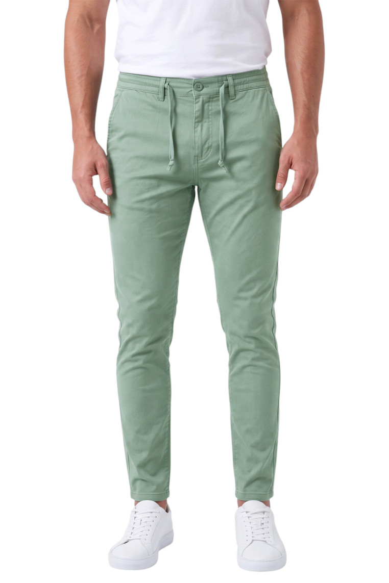 DeepSEA Erkek Slim Fit Likralı Jogger Pantolon – Beli Lastikli İpli Esnek Spor Pantolon 2700523