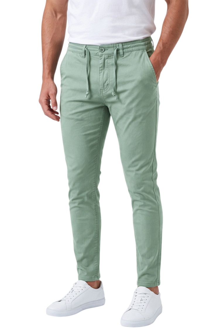 DeepSEA Erkek Slim Fit Likralı Jogger Pantolon – Beli Lastikli İpli Esnek Spor Pantolon 2700523