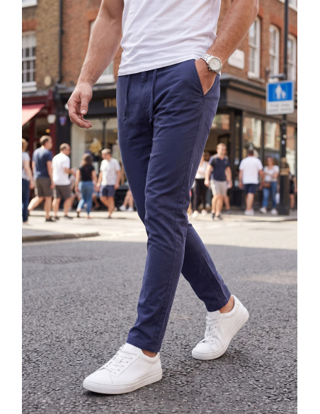 DeepSEA Erkek Slim Fit Likralı Jogger Pantolon – Beli Lastikli İpli Esnek Spor Pantolon 2700523