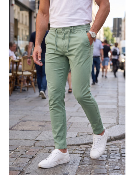 DeepSEA Erkek Slim Fit Likralı Jogger Pantolon – Beli Lastikli İpli Esnek Spor Pantolon 2700523