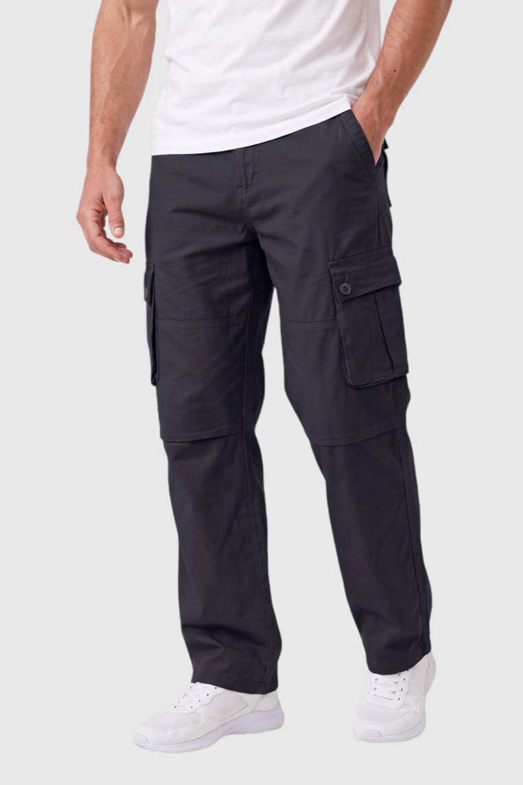 DeepSEA Erkek Relaxed Fit Bol Kesim Likralı Outdoor Kargo Pantolon – Çok Cepli Geniş Paça 1705421