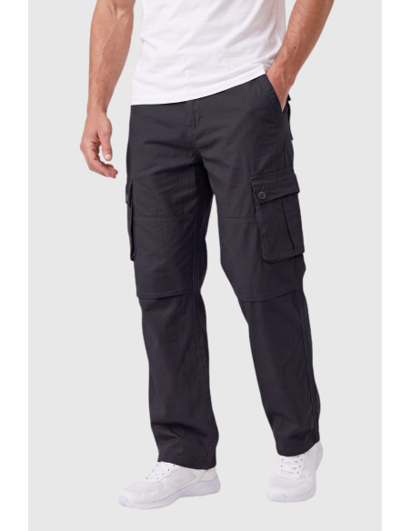 DeepSEA Erkek Relaxed Fit Bol Kesim Likralı Outdoor Kargo Pantolon – Çok Cepli Geniş Paça 1705421