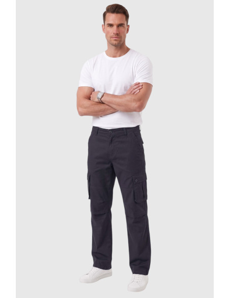 DeepSEA Erkek Relaxed Fit Bol Kesim Likralı Outdoor Kargo Pantolon – Çok Cepli Geniş Paça 1705421