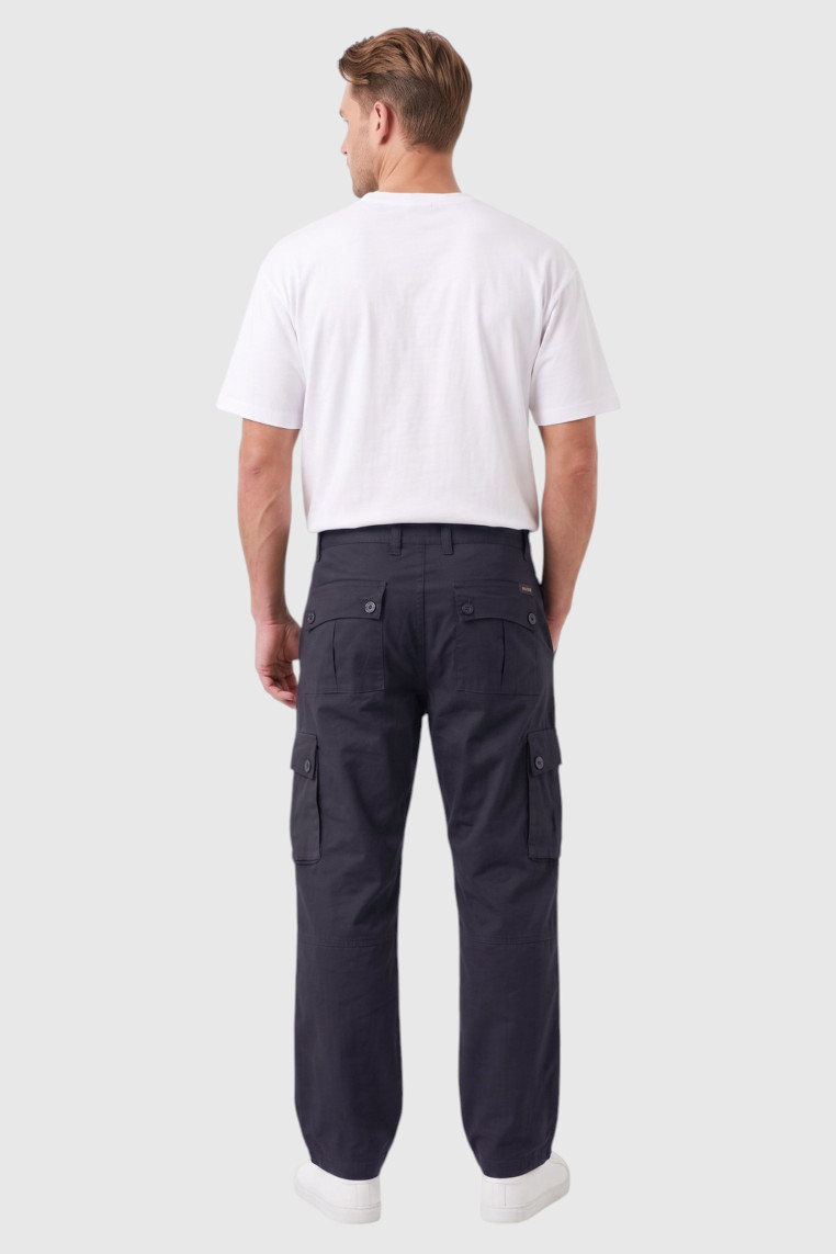 DeepSEA Erkek Relaxed Fit Bol Kesim Likralı Outdoor Kargo Pantolon – Çok Cepli Geniş Paça 1705421