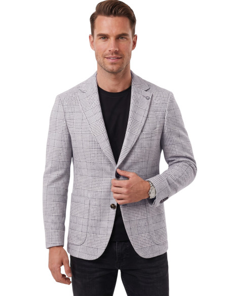DeepSEA Erkek Slim Fit Ekose Blazer Ceket – Astarlı Kışlık Şık Spor Ceket 2702420