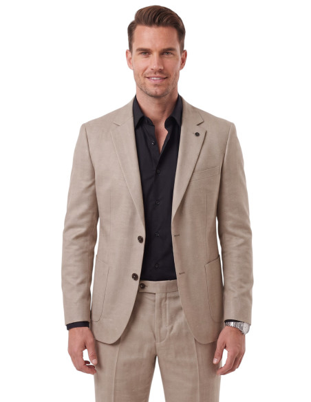 DeepSEA Erkek Slim Fit Balıksırtı Kırçıllı Kışlık Takım Elbise – Çift Düğmeli Spor Şık 2703329