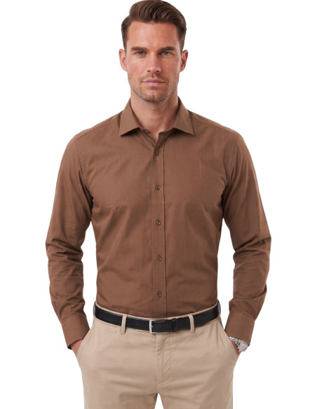 DeepSEA Erkek Slim Fit Pamuk Saten Gömlek – Kolay Ütülenebilir, Büyük Beden Seçenekli 2209615