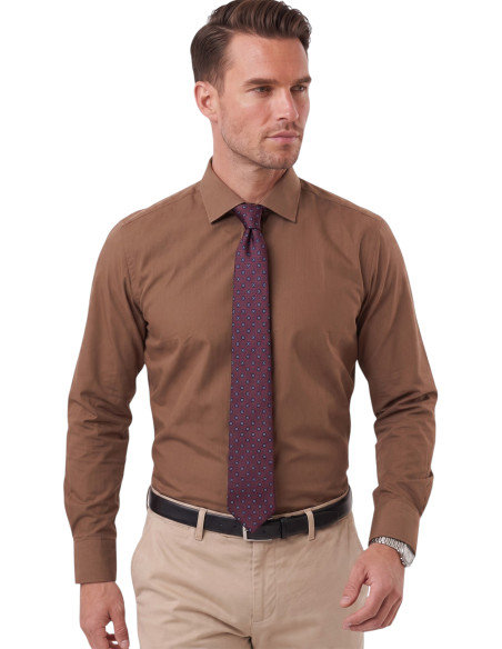 DeepSEA Erkek Slim Fit Pamuk Saten Gömlek – Kolay Ütülenebilir, Büyük Beden Seçenekli 2209615
