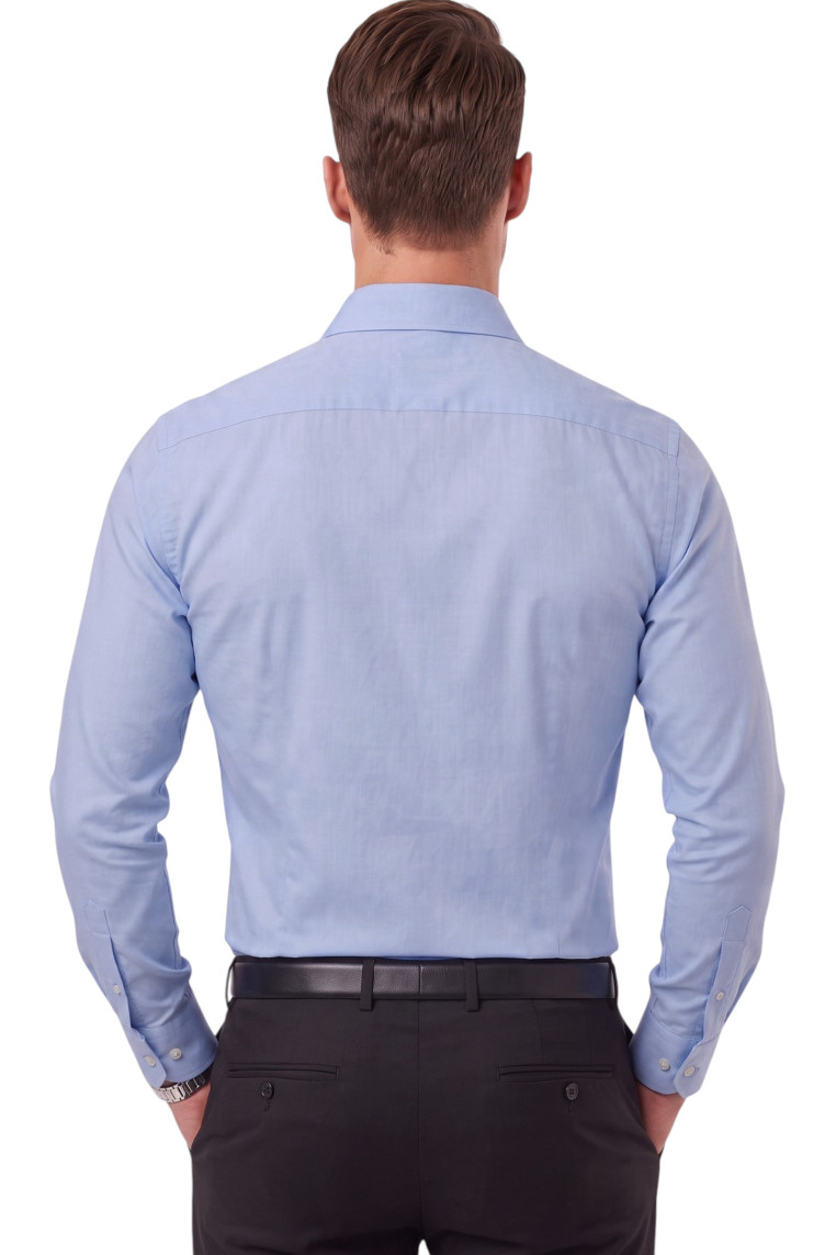 DeepSEA Erkek Slim Fit Pamuk Saten Gömlek – Kolay Ütülenebilir, Büyük Beden Seçenekli 2209615
