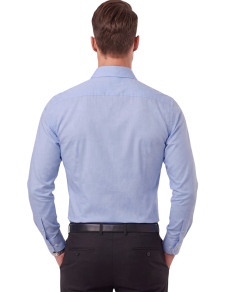 DeepSEA Erkek Slim Fit Pamuk Saten Gömlek – Kolay Ütülenebilir, Büyük Beden Seçenekli 2209615
