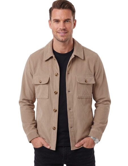 DeepSEA Erkek Slim Fit Fitilli Kadife Ceket – %100 Pamuk Düğmeli Cepli Astarsız 2701104
