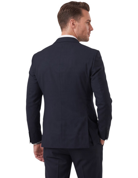 DeepSEA Erkek Slim Fit Kruvaze Takım Elbise – Likralı Spor Şık Business 2702414