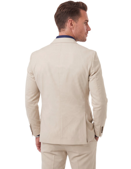 DeepSEA Erkek Slim Fit Kruvaze Takım Elbise – Likralı Spor Şık Business 2702414