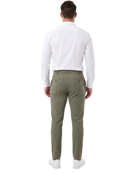 DeepSEA Erkek Slim Fit Fitilli Pantolon – İpli Esnek Bel Pamuklu Kışlık 2701300