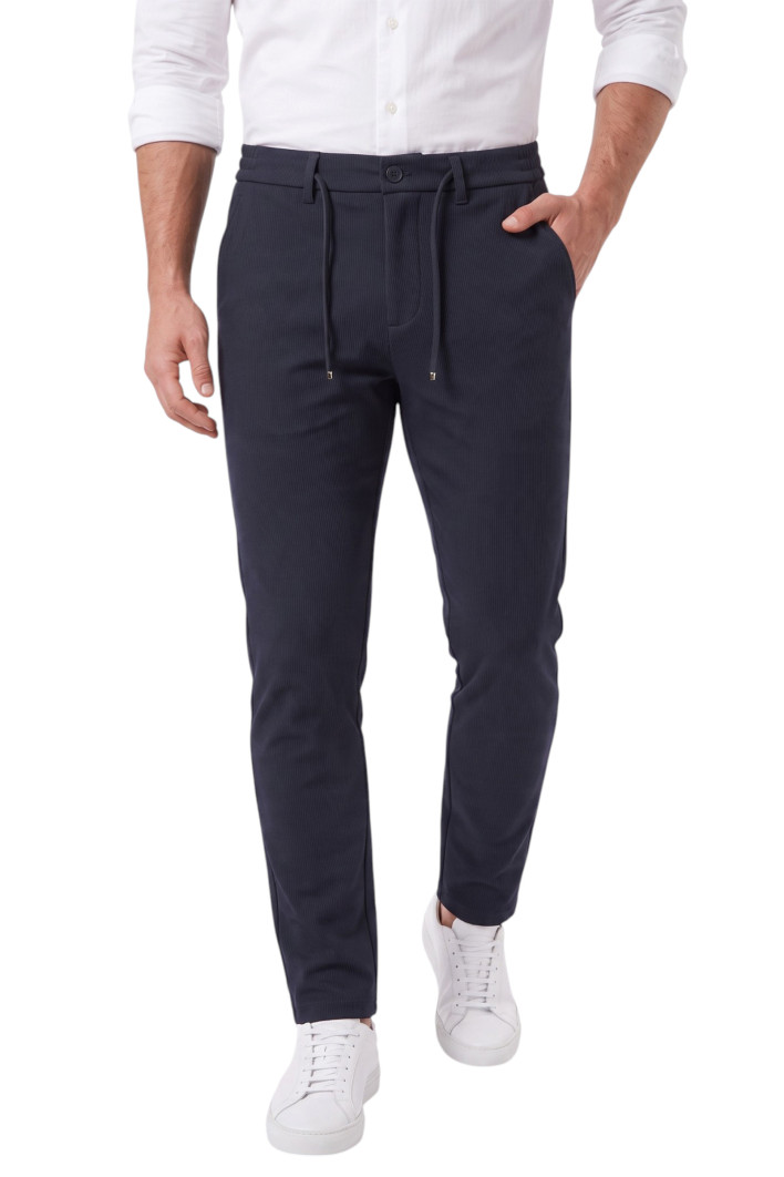 DeepSEA Erkek Slim Fit Likralı Jogger Pantolon – Beli Lastikli İpli Esnek Spor Pantolon 2700523