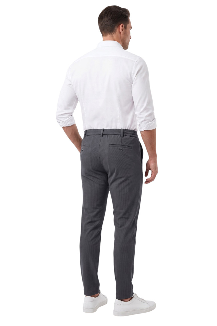 DeepSEA Erkek Slim Fit Fitilli Pantolon – İpli Esnek Bel Pamuklu Kışlık 2701300