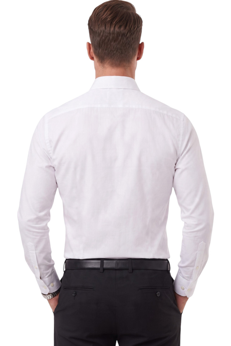 DeepSEA Erkek Slim Fit Pamuk Saten Gömlek – Kolay Ütülenebilir, Büyük Beden Seçenekli 2209615