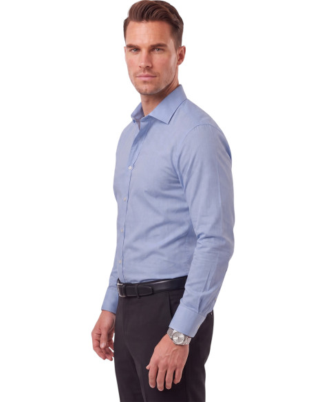DeepSEA Erkek Slim Fit Pamuk Saten Gömlek – Kolay Ütülenebilir, Büyük Beden Seçenekli 2209615